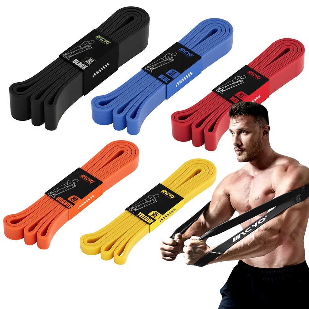 Macyo TPE Pull Up Assist resistance Bands Stretch exercise bands Powerlifting fitness Workout home strength training