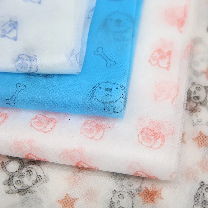 Hot Sale SS SSS SMS Printed Film Laminated Waterproof Breathable Disposable Medical Upholstery 100% PP Spunbond Non Woven Fabric