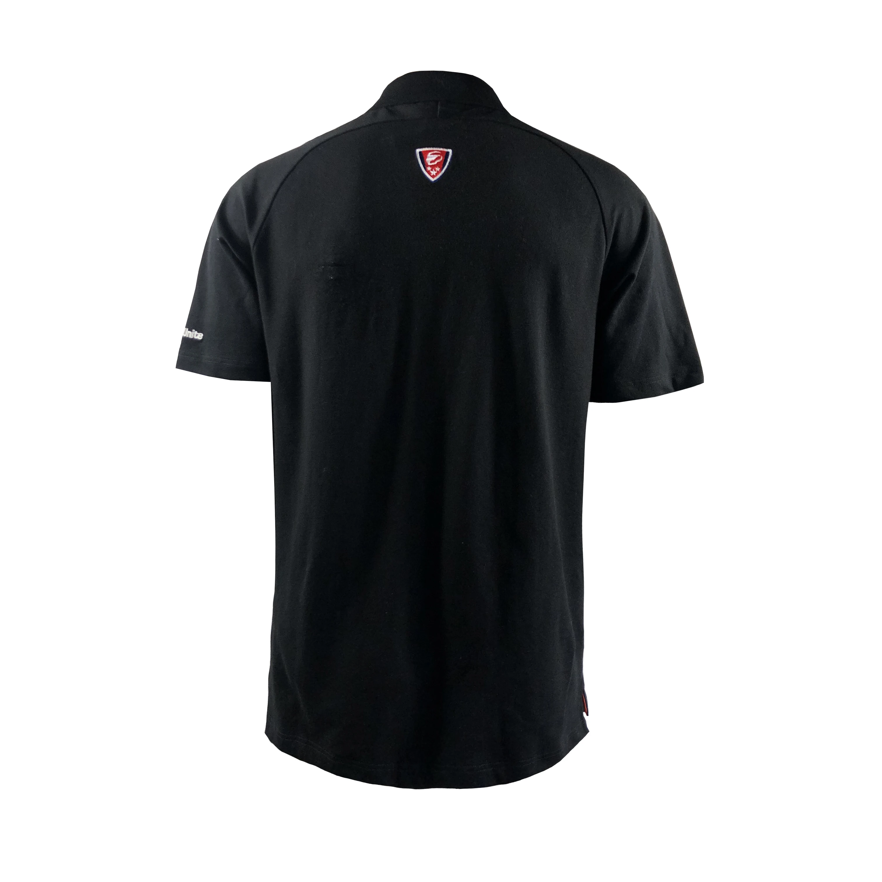 Wicking Breathable Black Custom Logo Plus Size Simple Cotton Shirt
