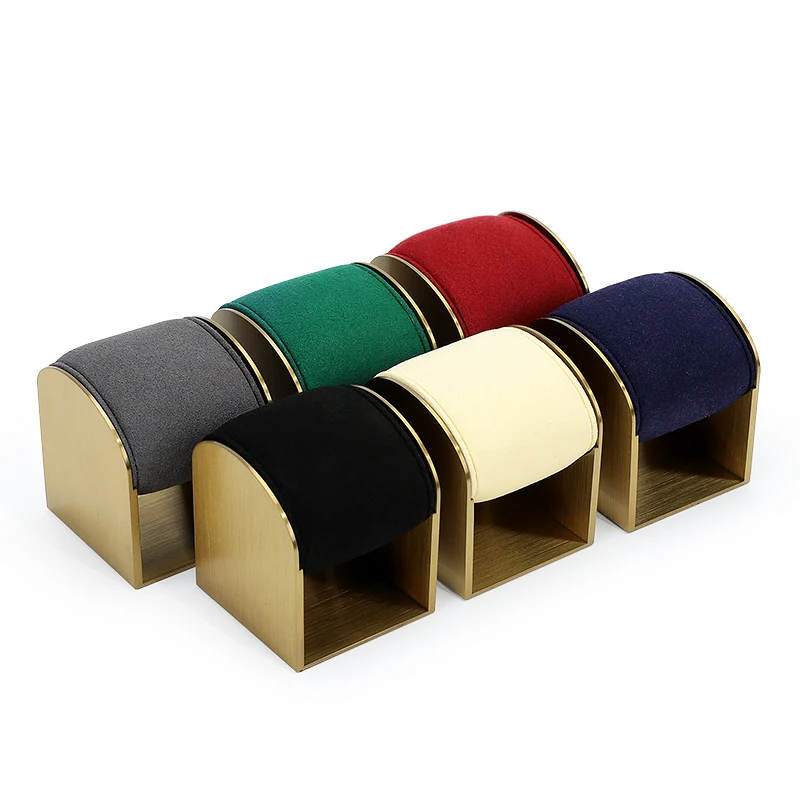 Stock watch display stand leather metal watch holder windows display props