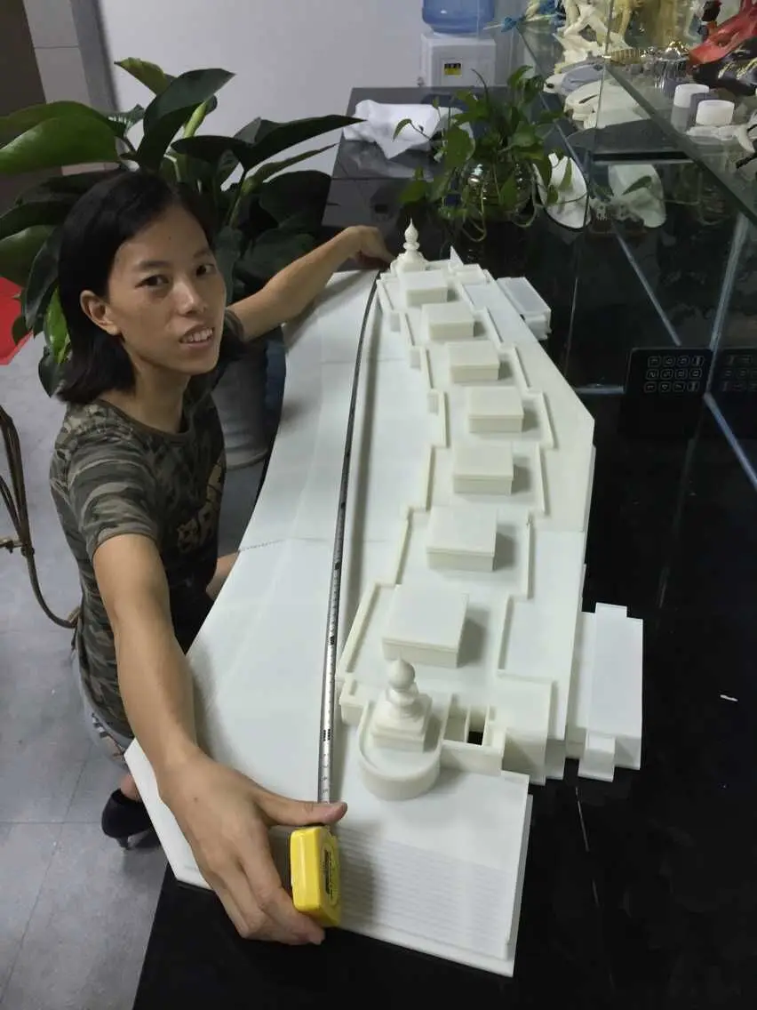 Nylon PA12 Plastic Big Size Machining Parts Rapid Prototyping 3D Printing