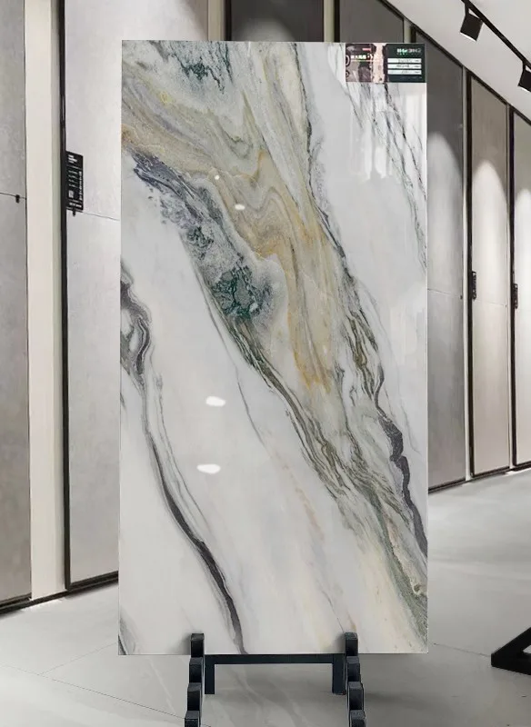 60x120 Travertine design Chinese porcelain facade tile prices