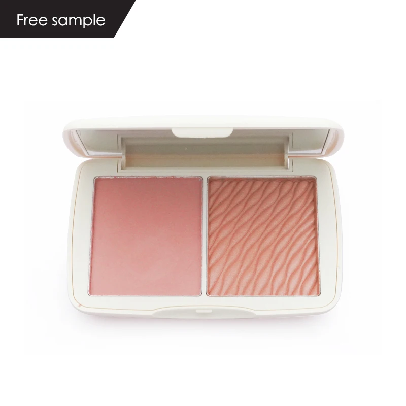 CC4376 New design no logo oem blusher  private label  two color  blush makeup