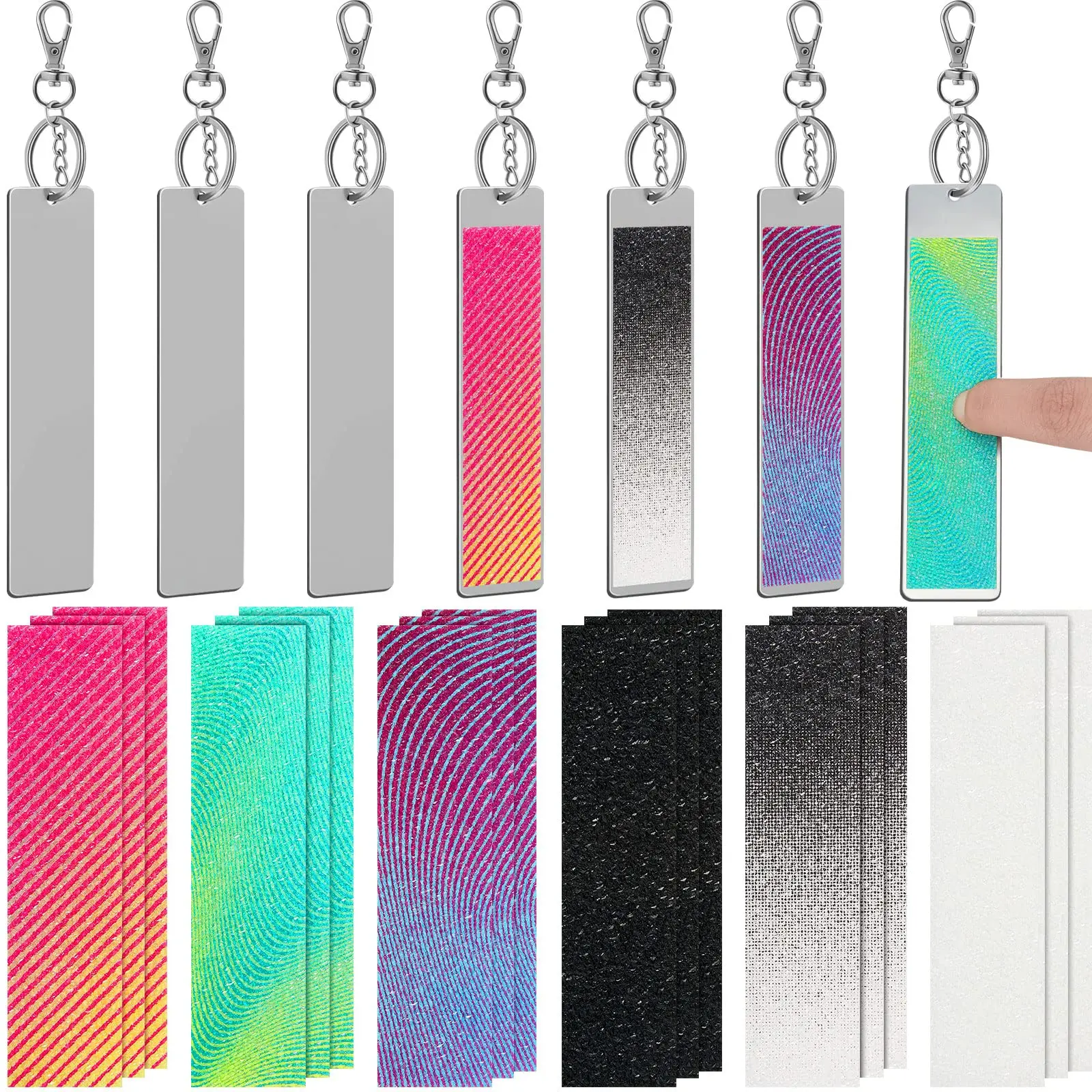 Amazon Hot Selling New Craft Diamond and Gravel Grain DIY  Customized Calm Strips Variety Pack with Carry Tag