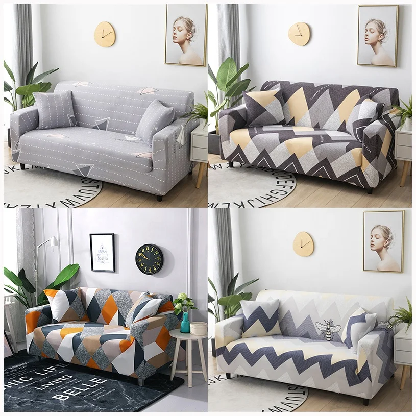 Washable elastic full 3-seat slipcover   elastic protective sofa  cover