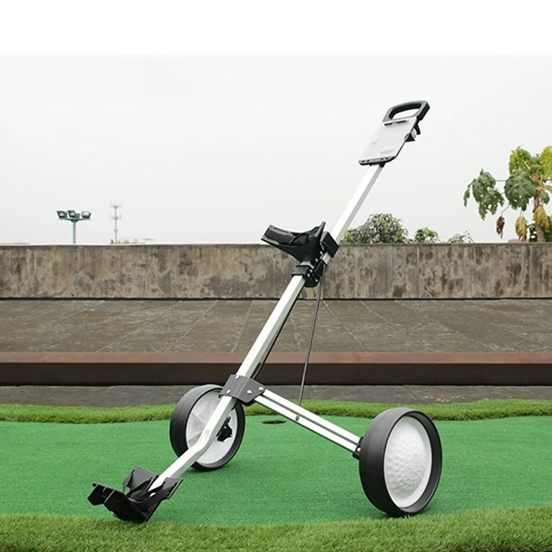 Foldable Golf trolley with water bottle