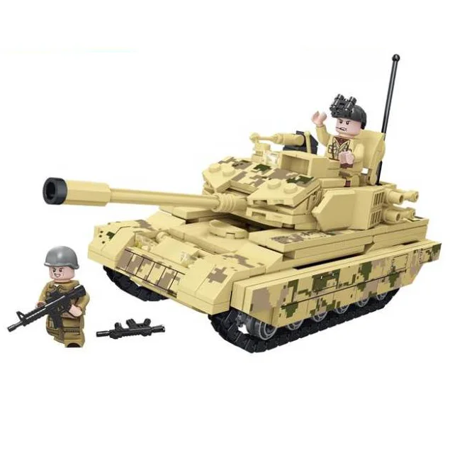 Building bricks tank toy 372 pcs Building Blocks VT-4 Tank Building Bricks toy