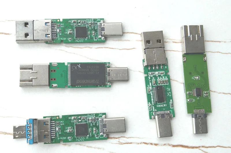 wholesale customized 4GB 8GB 16GB 32GB 64GB 128GB 3 in 1 Type-C Micro USB OTG Memory Chips for smart phones