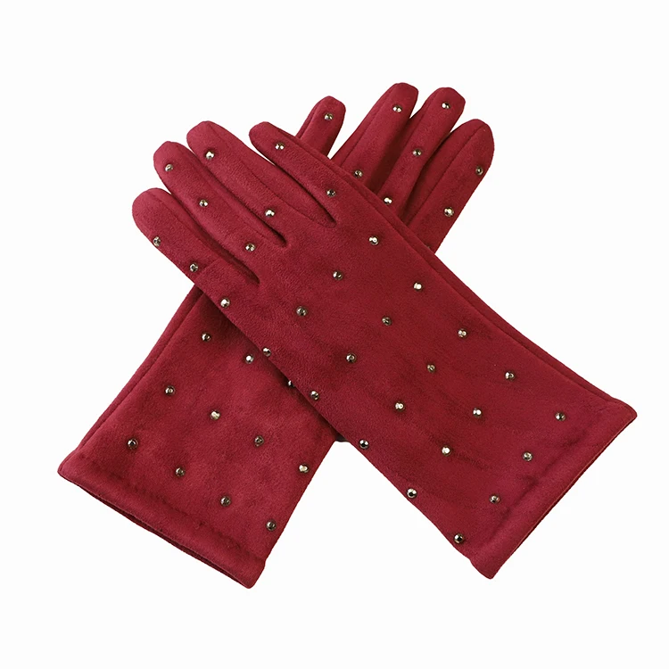 Custom winter gloves women use lady winter warm glove