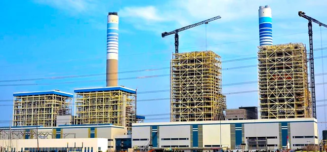 Industrial Power Plant Continuation for electricity generation