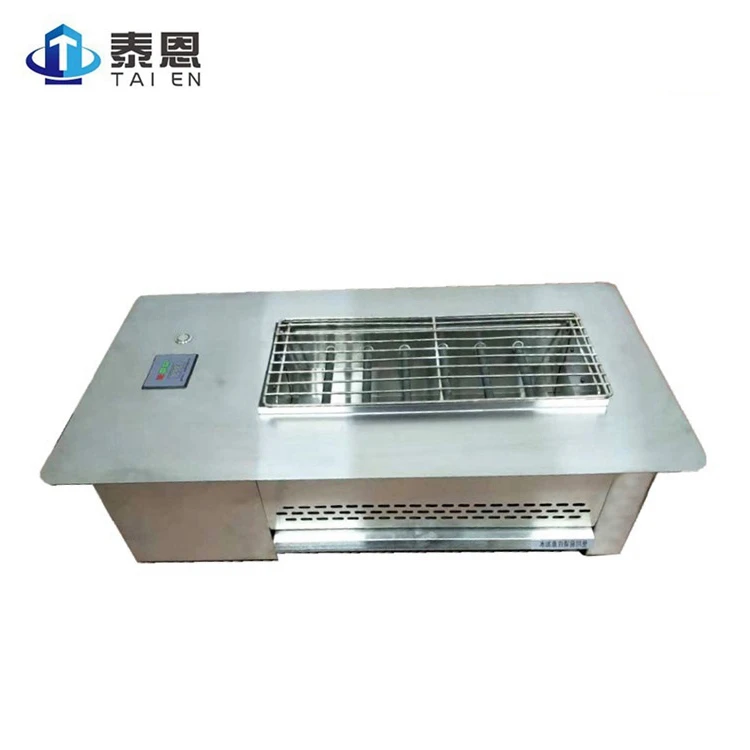 
High Quality Commercial Tabletop Electric Built in BBQ Grill for Restaurant 
