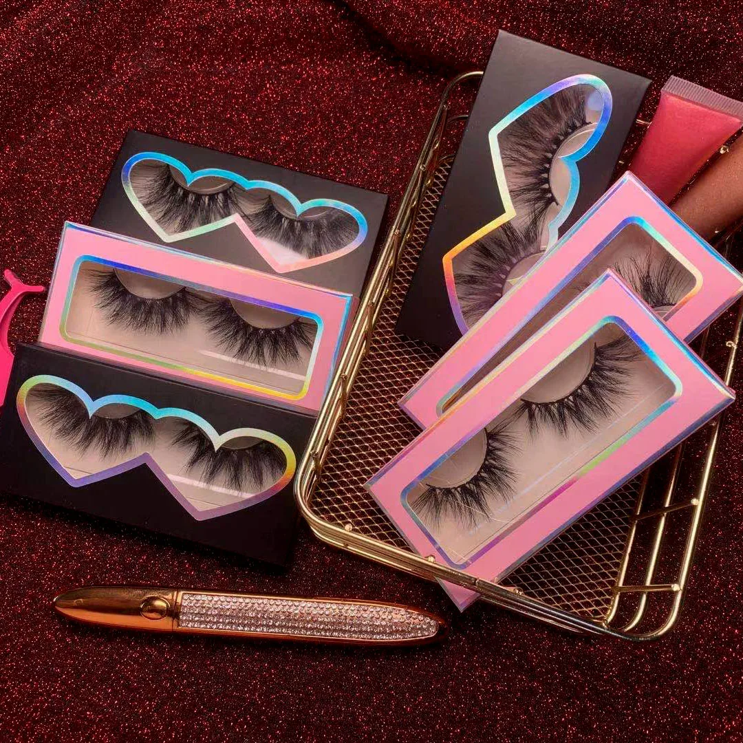 2021 hot selling 5 magnetic 10 magnets magnetic false eyelashes with custom private label package