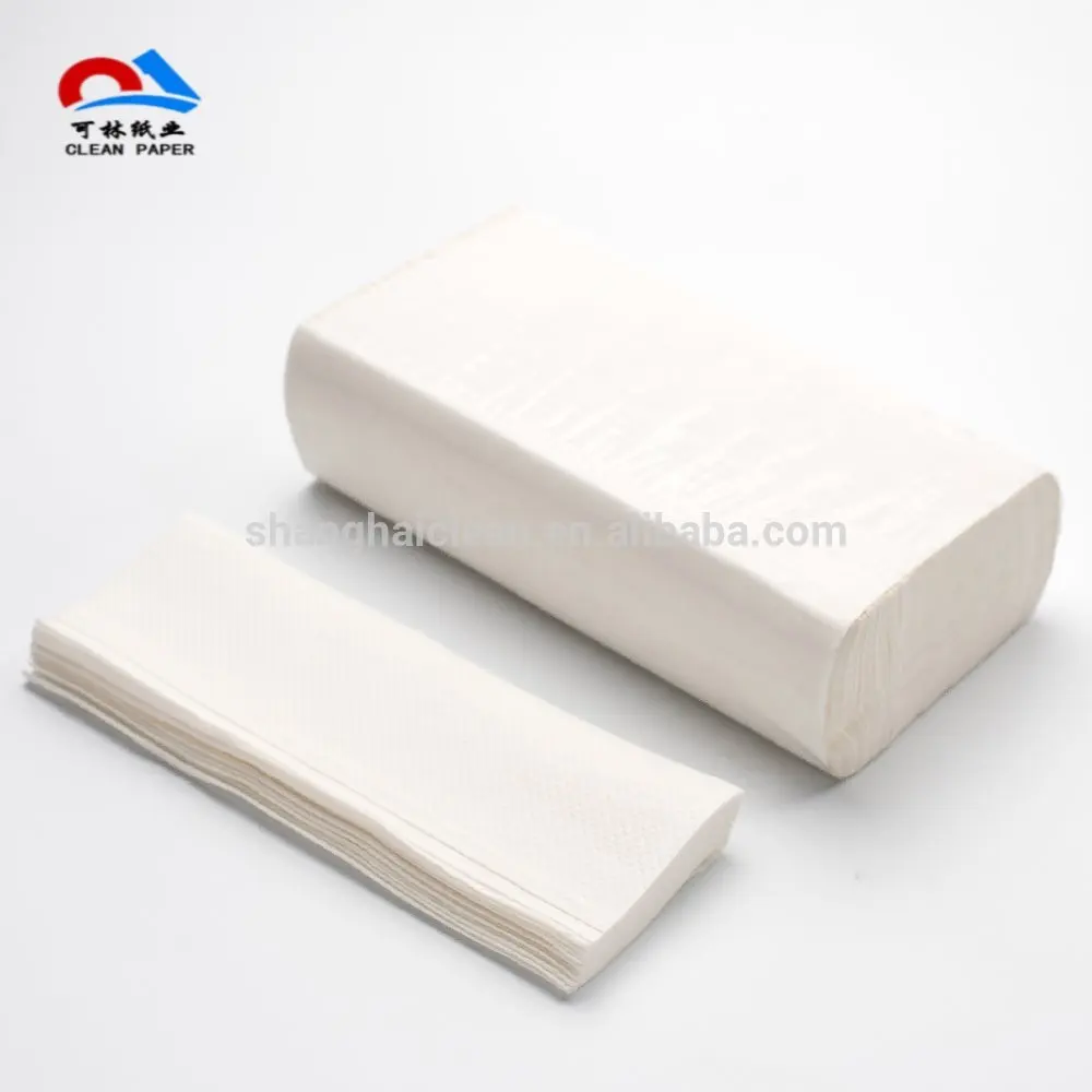 
2019 hot sale white V-fold Hand Paper Towel with factory price 
