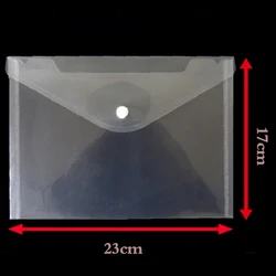 Hot Sale A4 A5 PP Document Bag With Button Waterproof A4 File Folder Bag