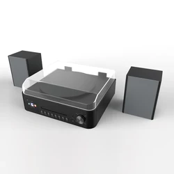 Internet Radio with IR USB SD MP3 Player High Quality Portable Wooden Retro Clock Speaker Style Rohs Origin