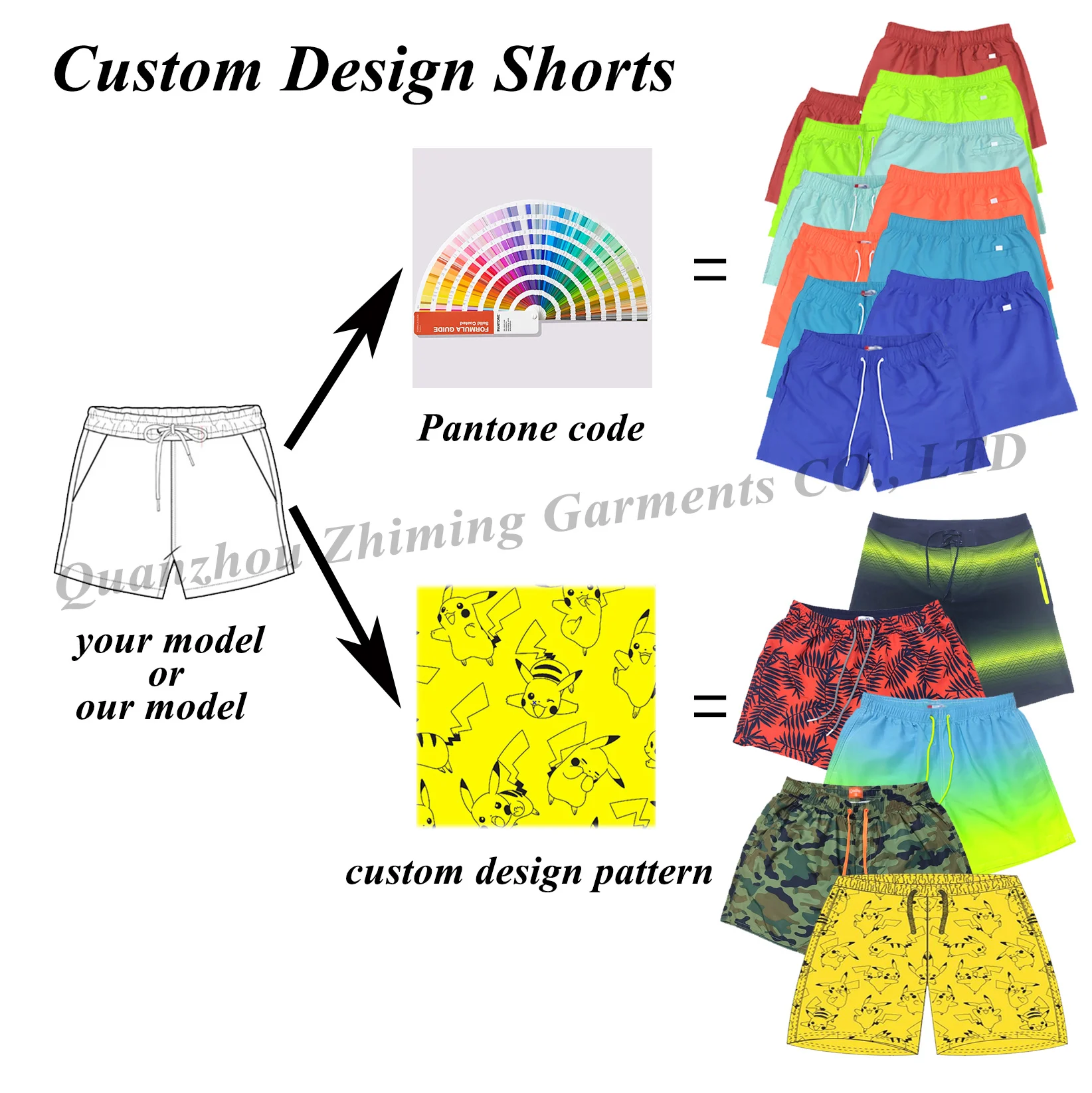 Custom Blank Boardshorts Wholesale Your Own Design Board Shorts Swimwear & Beachwear Mens Boardshorts