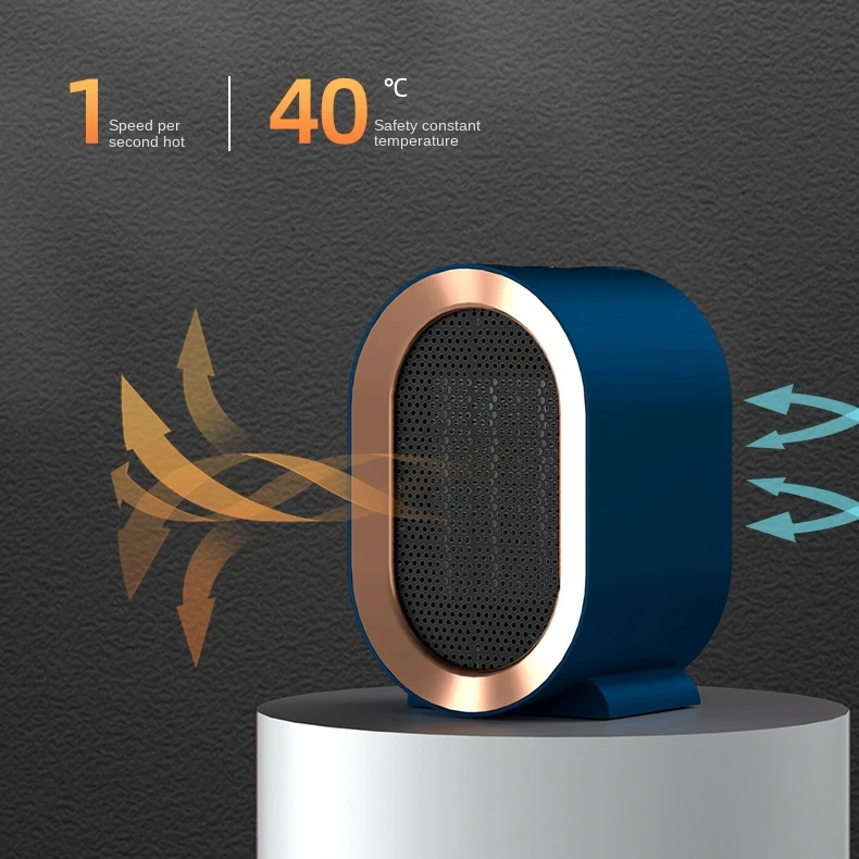 PTC Ceramic heat 2-speed portable mini low-noise portable electric fan heaters household space heaters