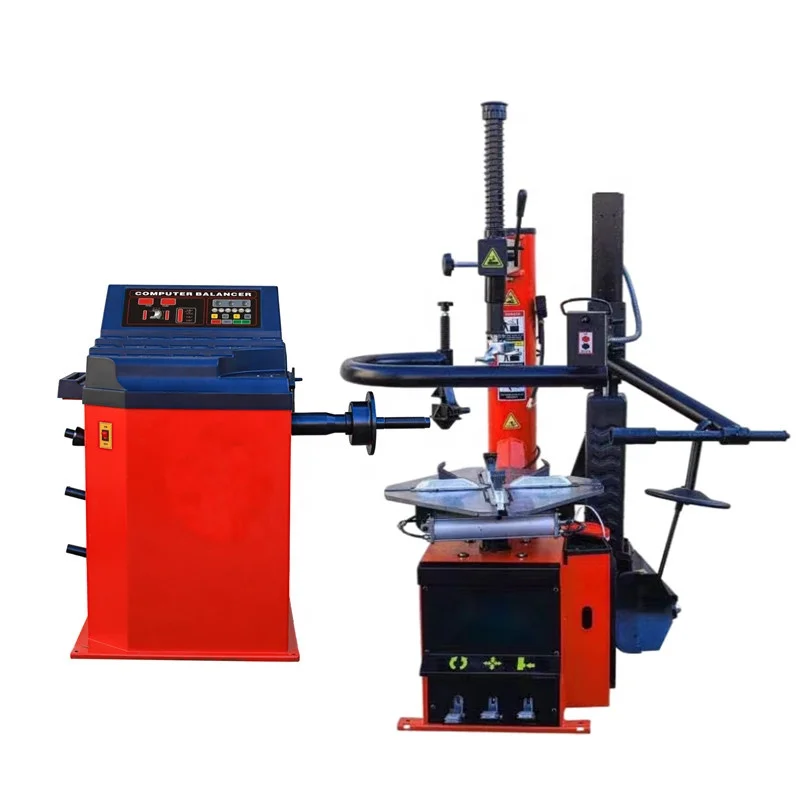 In stock swing arm tire changer tyre changing machines wheel alignment balancing machine for sale