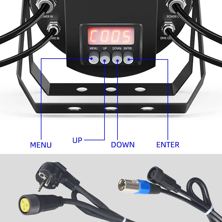 Big Dipper 4X50W COB Stage Lights Waterproof IP65 PAR Light Ra95 for Disco Party Club Bar DJ Show LCW001-H