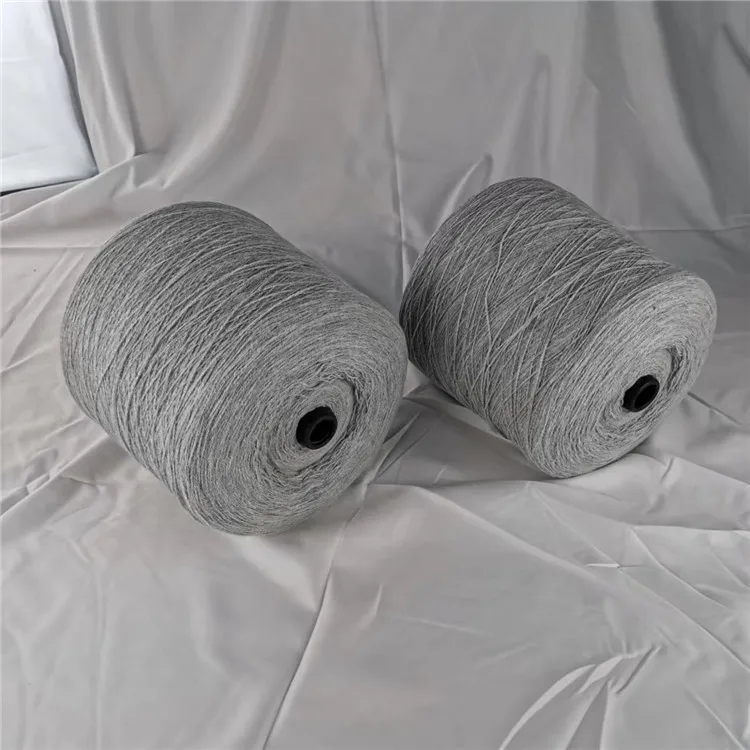 Manufacturer Supplier China Cheap 16s/2 Bulking  60 %Cotton  40^% Acrylic Color Spinning Gray Wool Yarn Acrylic Line Wool Yarn