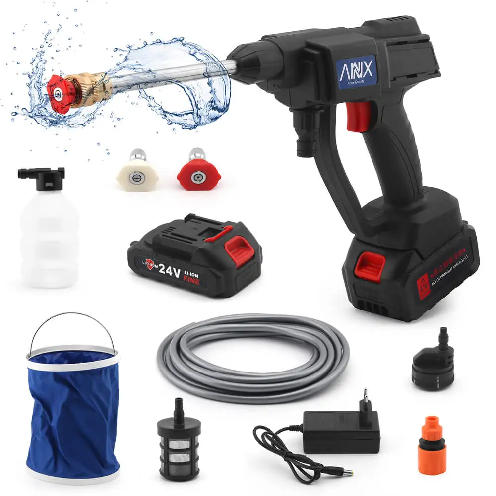 Cordless Electric High Pressure Car Washer Gun Portable High-pressure Mini Dirty Cleaning Car Wash Cleaning Machine With Kit