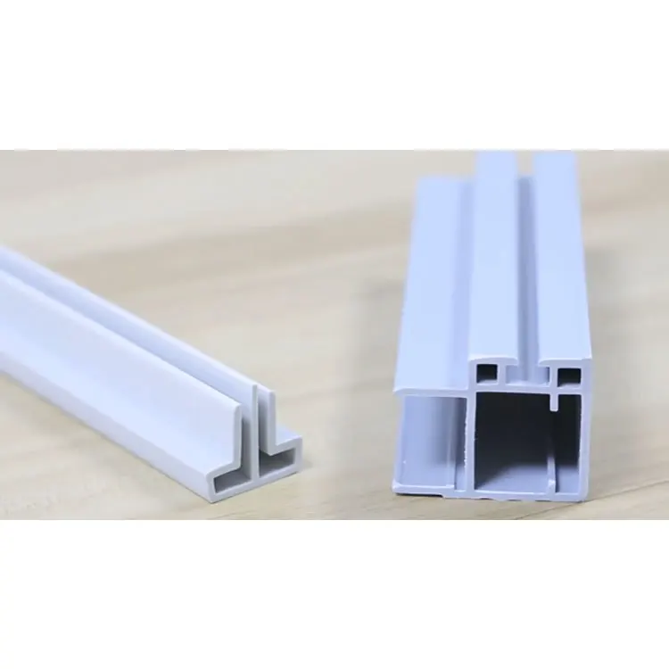 Drawings Customized Size U-Shaped Extrusion Pvc / Upvc / Pp / Pmma / Pc Plastic Profiles