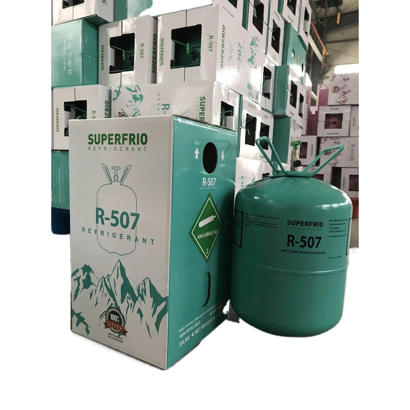 purity>99.9% 25LB r507 refrigerant gas R507