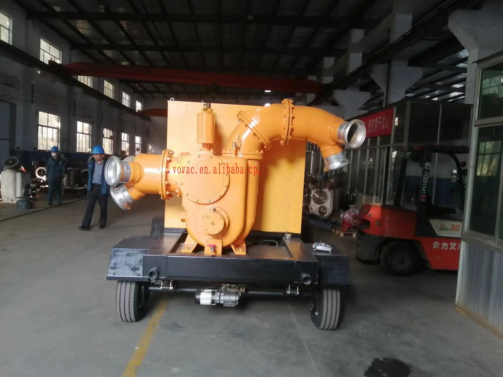 Good Guality 14 Inch 1500m3/h ZX Type Large Flow  Strong Self-priming Diesel  Pump Set