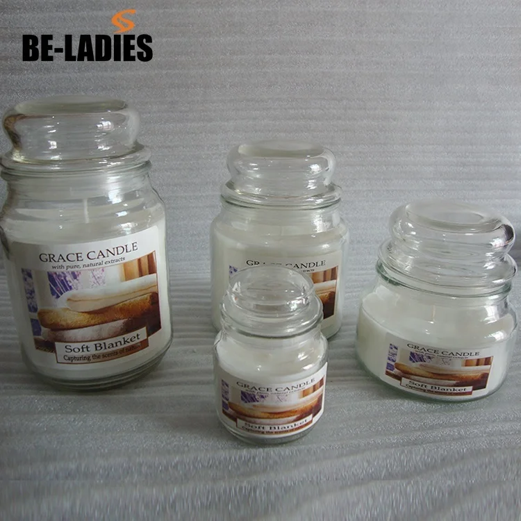 Party Decoration Yankee Style Luxury Large 100% Natural Gift Soya Wax Scented Candles In Glass Jar