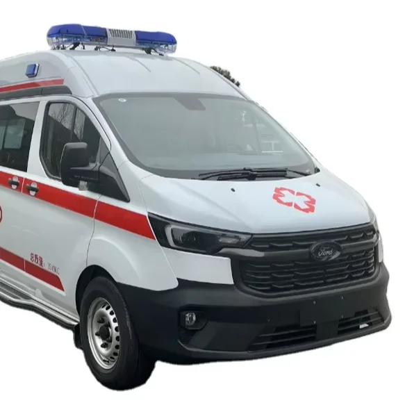 Custom Patient Transport Ambulance Medium Roof 2.0T Diesel Manual Automatic Transmission Transit Ambulance Euro 6