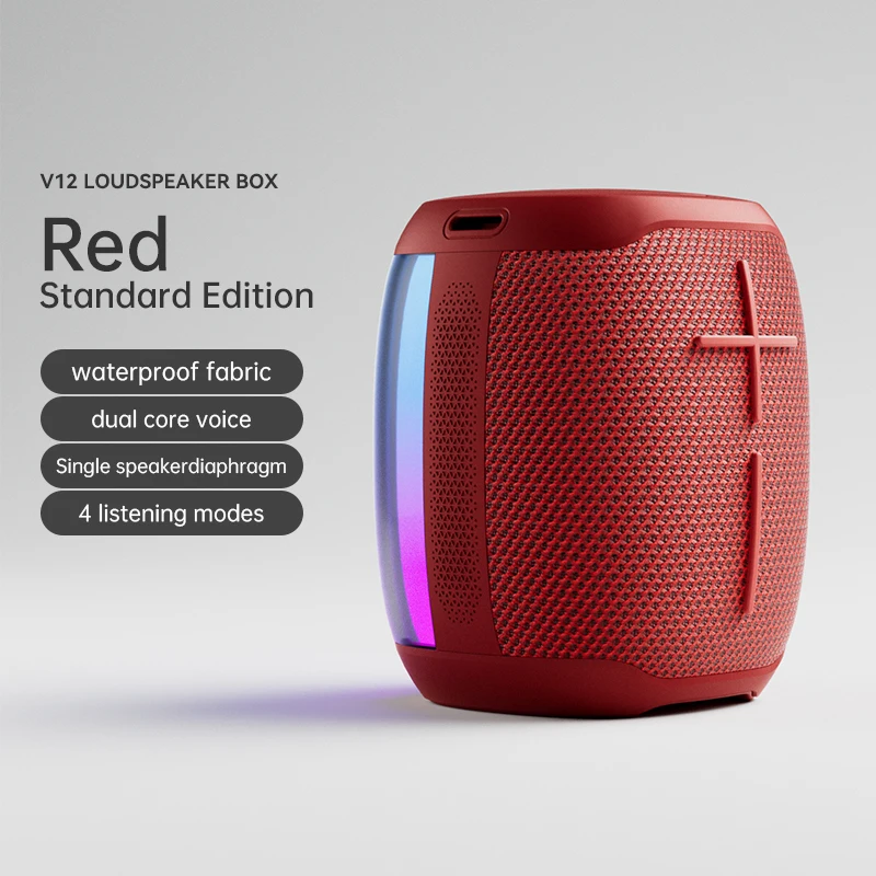 Водонепроницаемый уличный Bluetooth-динамик V12s Pro мини-сабвуфер