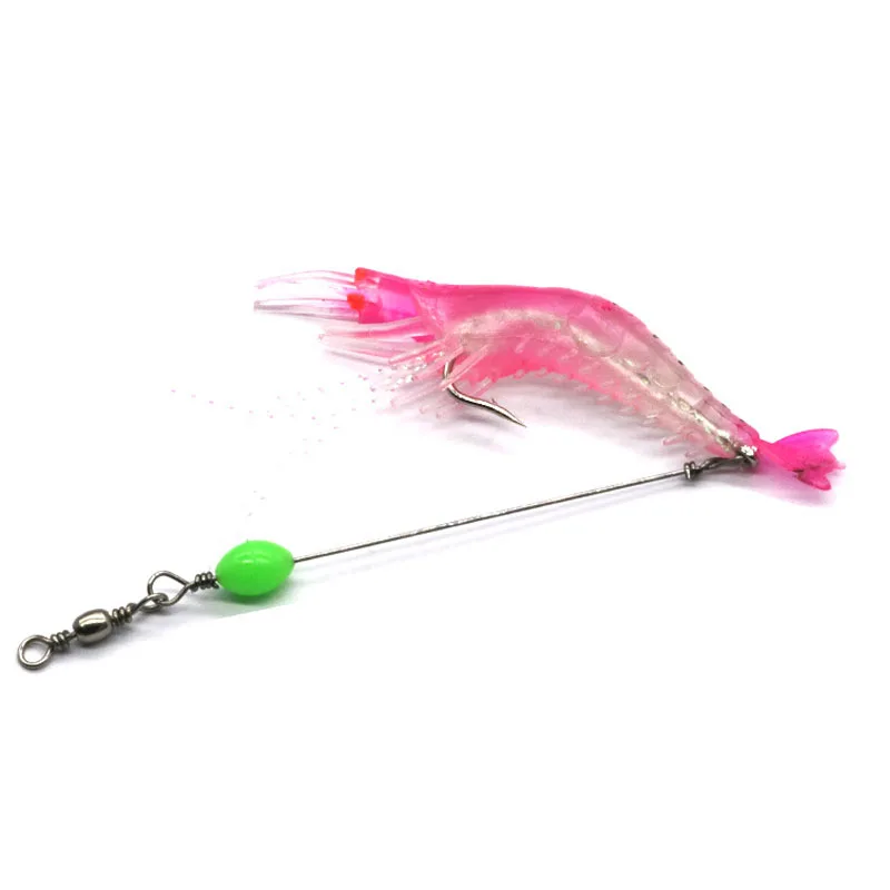 Hot Selling Soft Plastic Shrimp Lure Artificial Fishing Tackle for River Lake and Stream Fishing
