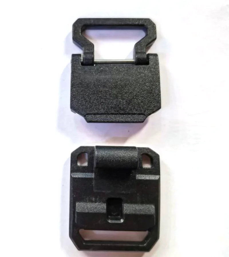 YYX Black Plastic Buckle Quick Release Lock Slider With Magnet Center Buckle for Bag