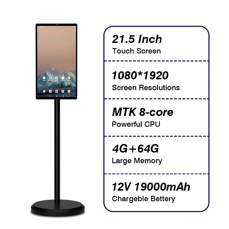 21.5 27 32 Inch Touch Screen Monitor Android TV Portable Smart Television For Home Business Gaming