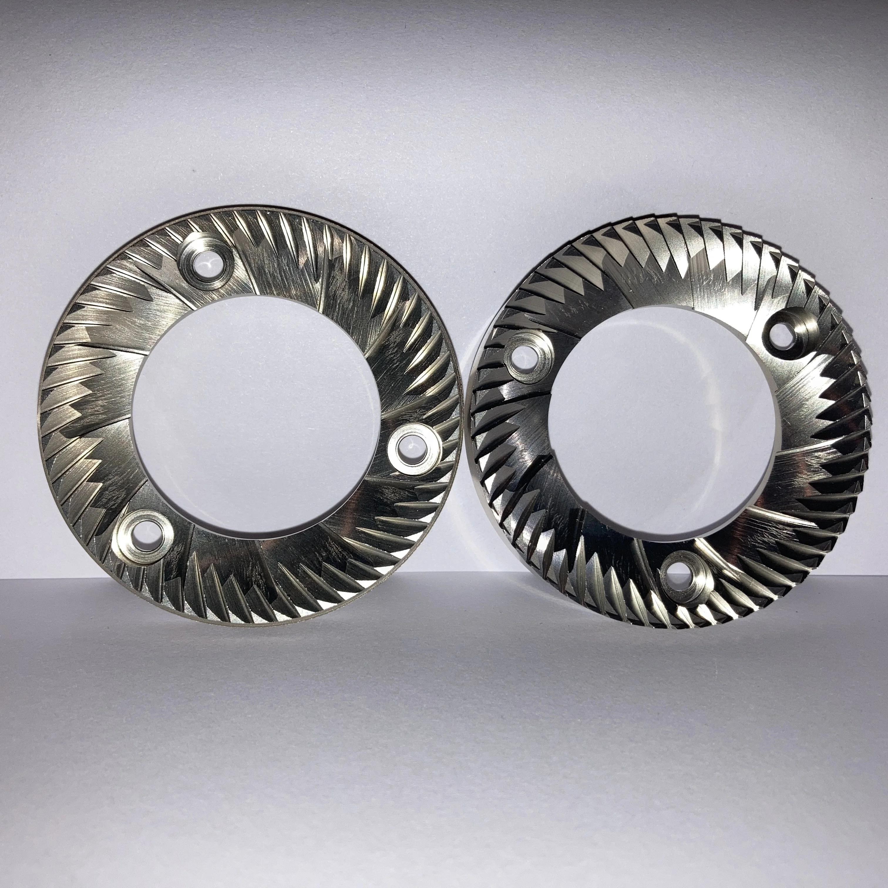 The original professional-grade stainless steel coffee grinder key part 64mm flat burrs for pour-over coffee drip coffee brew