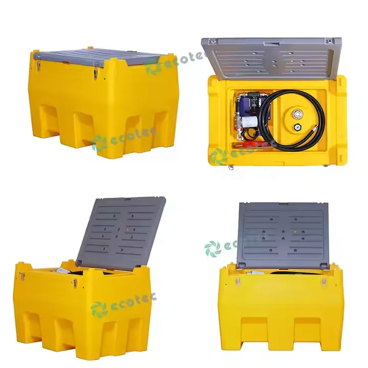 Ecotec Capacity 220L/440L Portable Plastic Oil Cans Multi size Gasoline Container Petrol Tank Fuel Storage