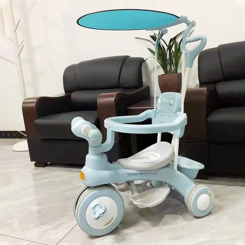 Plastic Baby Ride On Bike Kid Tricycle Toy with handlebar 3 wheel kid Trike tricycle