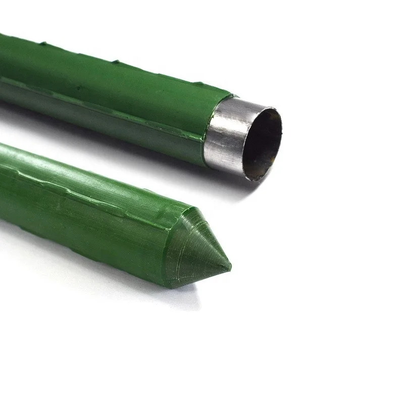Garden plastic-coated bracket rod grape and cucumber vegetable climbing vine bracket plastic coated steel garden stakes