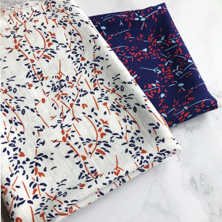 Оптовая продажа с завода, новый дизайн, искусственный шелк, жаккардовые женские ткани с цифровой печатью