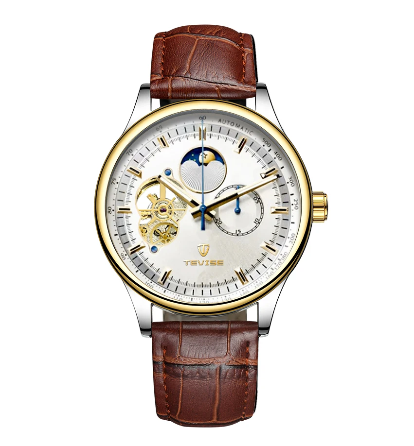Accept OEM wholesale watches automatic watch moon phase mechanical watch for men