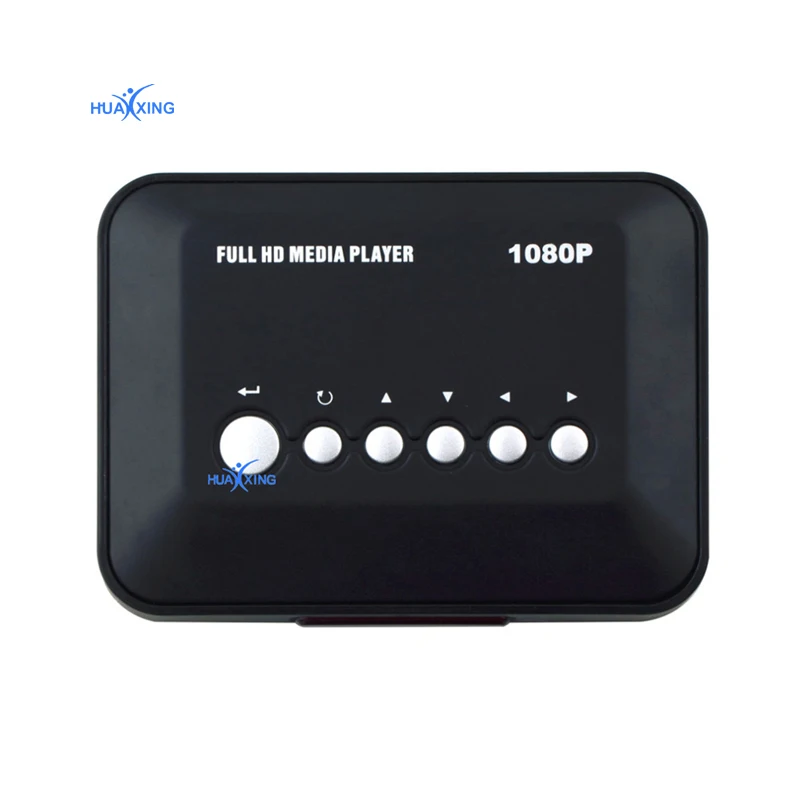 H.264 1080P Full HD медиаплеер с HD/VGA/AV/USB/YPBPR/SD/MMC слотом для карт алюминиевый корпус мини мультицифровой ТВ