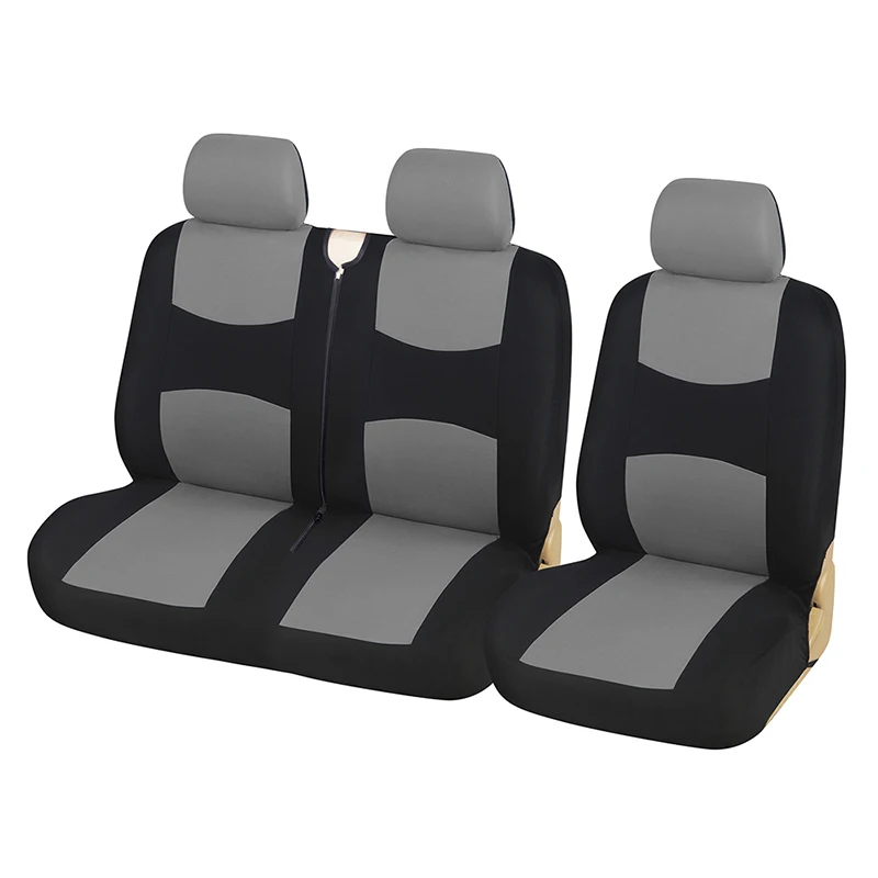 
1+2 Seat Interior Accessories Breathable Polyester Universal Car Seat Cover For Truck 