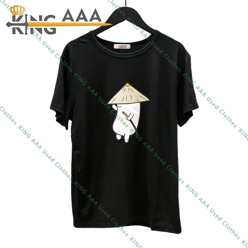 New casual Usde sports clothes second hand clothing plain t shirt summer used clothing