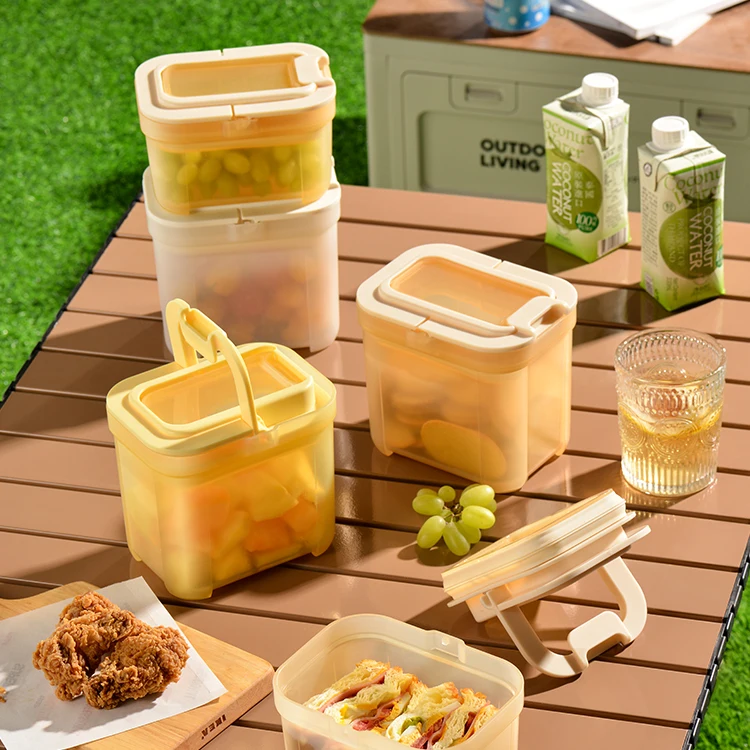 china wholesale kitchen portable empty clear plastic airtight milk powder dispenser container snack food storage organizer box