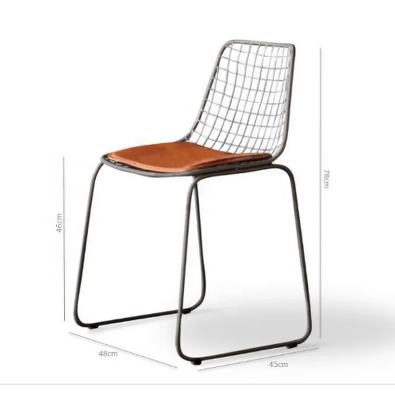 wholesale luxury  industrial wire dining chair restaurant chairs  outdoor dining chair