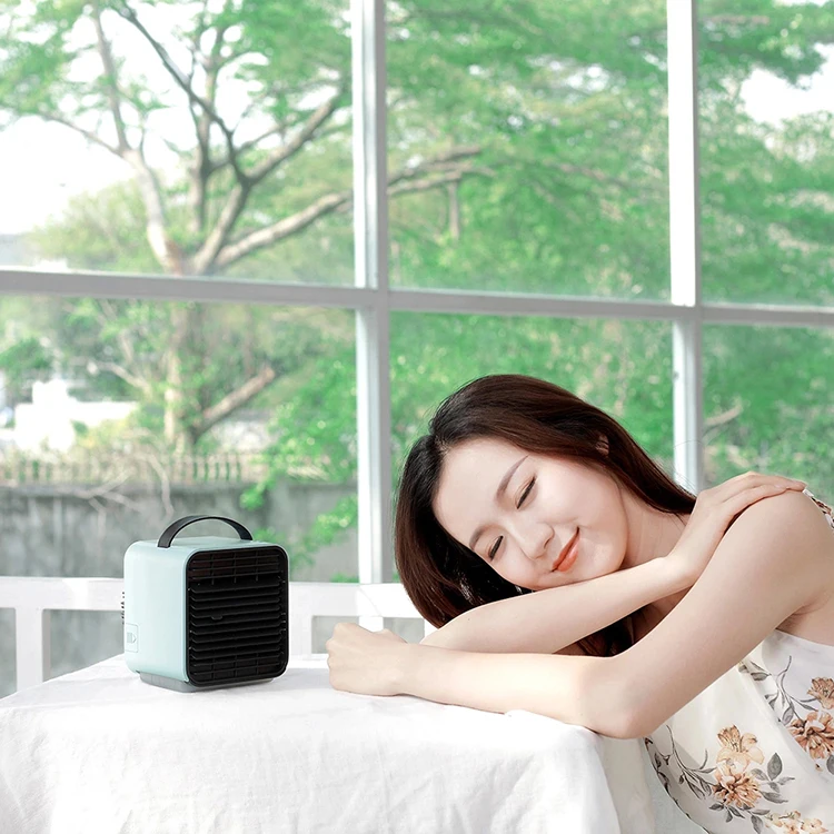 Summer Cooling Fan Portable Fan Mini Cooler Fan Small Air Conditioning