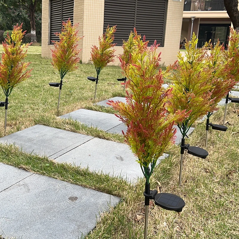 2024 Solar Pathway Lights for Lawn Patio Yard Flowerbed Decoration Outdoor Solar Lamp Up to 12H Auto On/Off