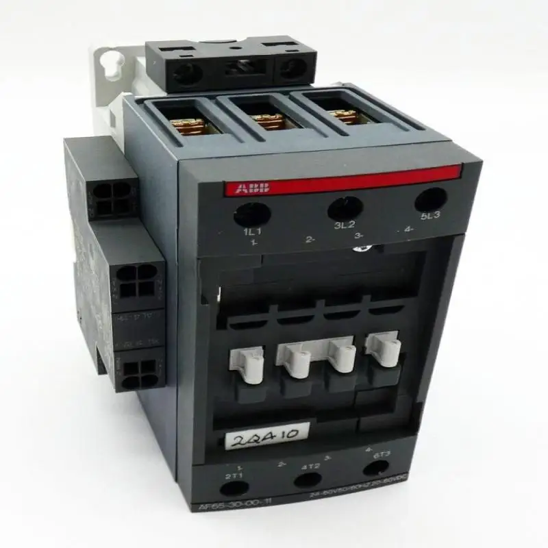 AF65-30-00-11 Power Contactor + CAL4-11K Auxiliary Contact Block -used-