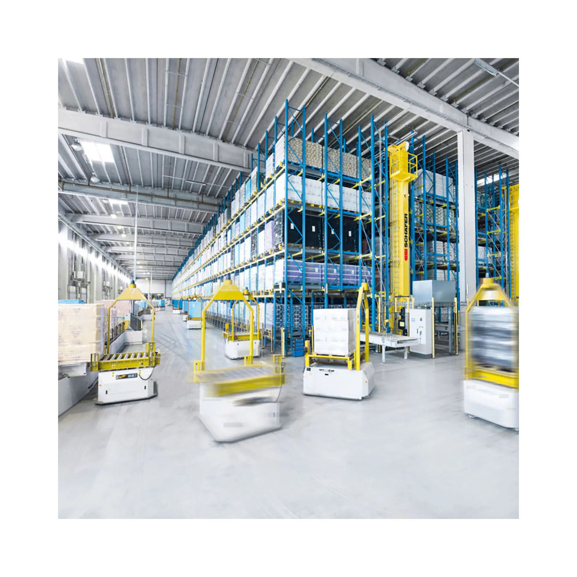 China customized automated Heavy duty load 1000-1500kg adjustable radio warehouse  shuttle racking system
