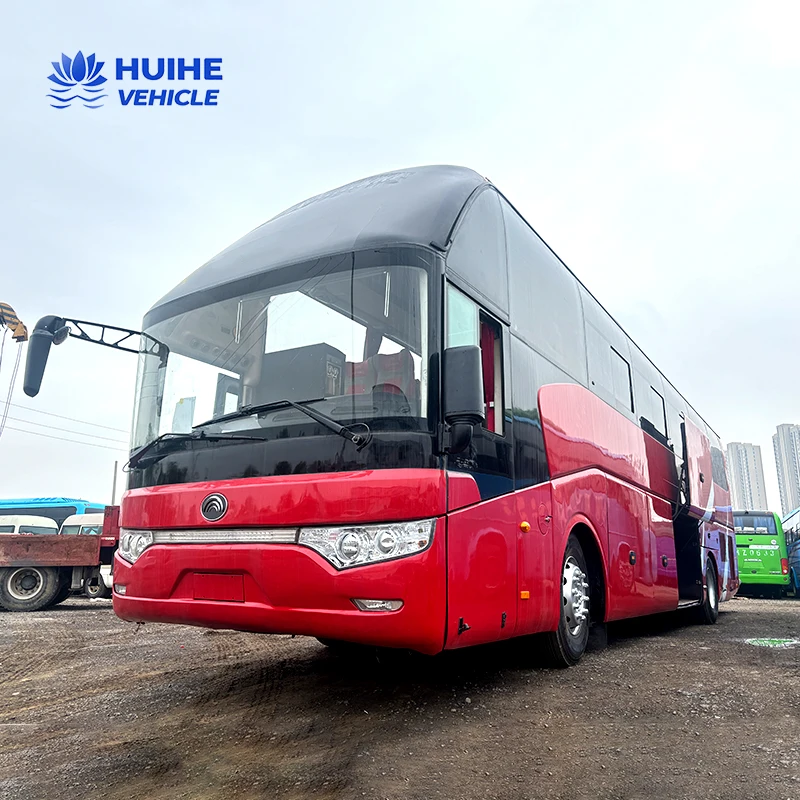 Used Luxury Coach Bus for Sale in China 50 Seater Diesel Fuel Manual RHD & LHD Euro 3 Second hand Bus prices